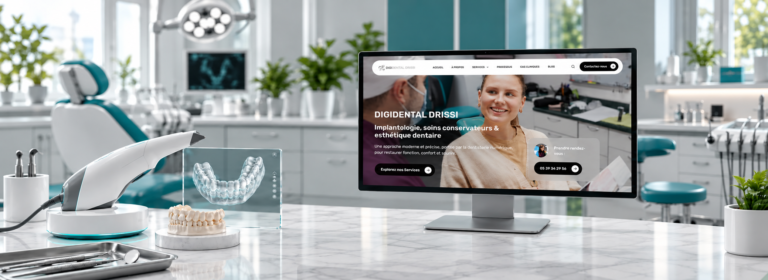 dental clinic website design digidental by creastation | portfolio