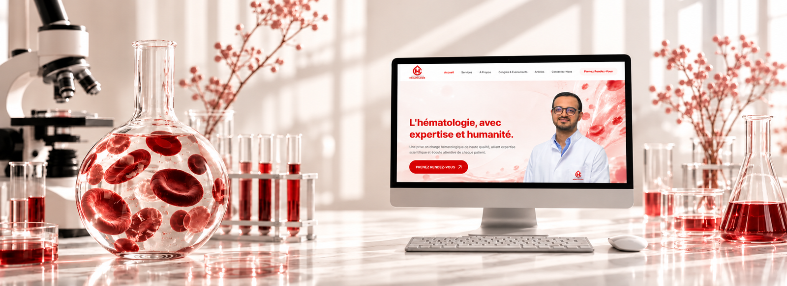 hematologist website design by CREASTATION | Dr Oussama El Baroudi